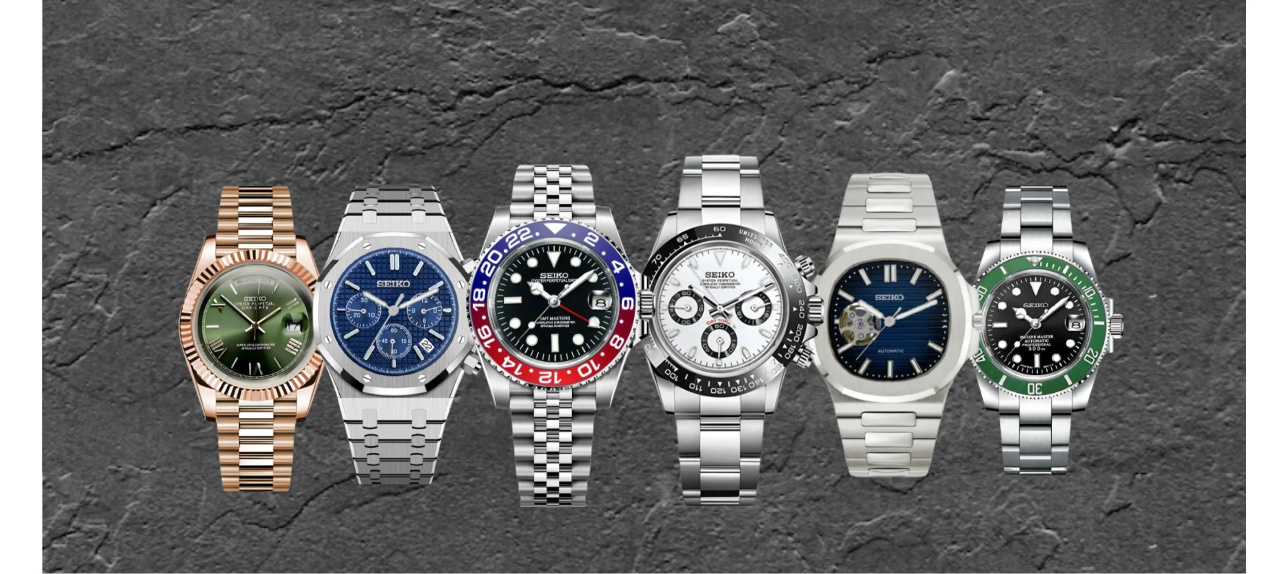 Colección de relojes de lujo