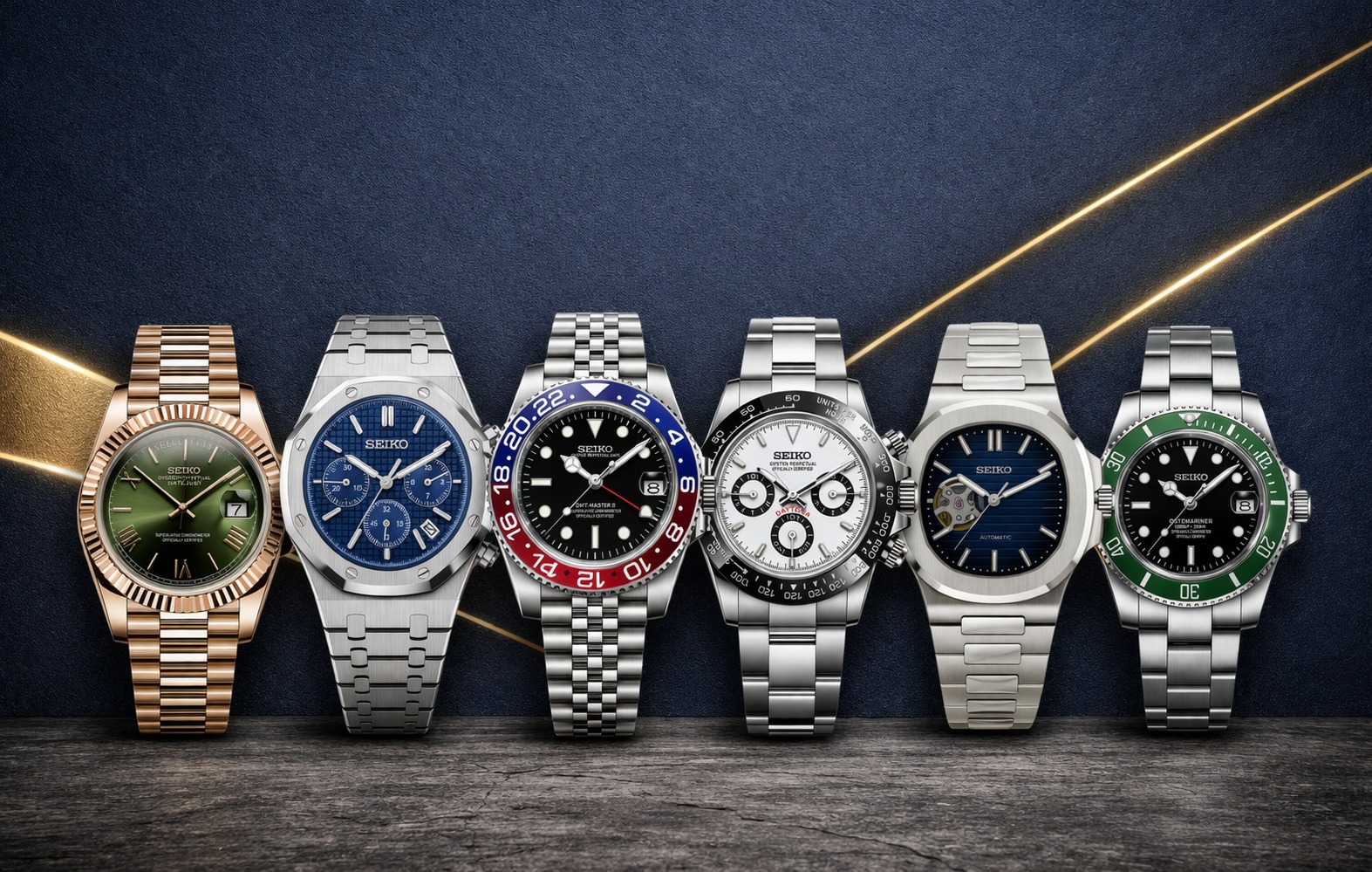 Colección de relojes de lujo