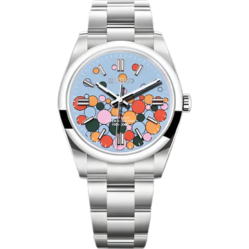 Seiko Mod Oyster Perpetual Bubbles celebration