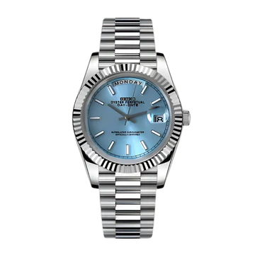 Seiko Mod Day-date Ice Blue