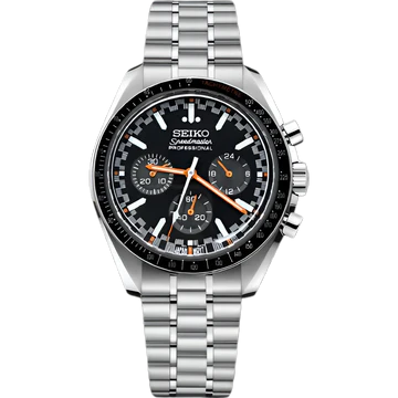 Seiko Mod Speedmaster Negro y naranja